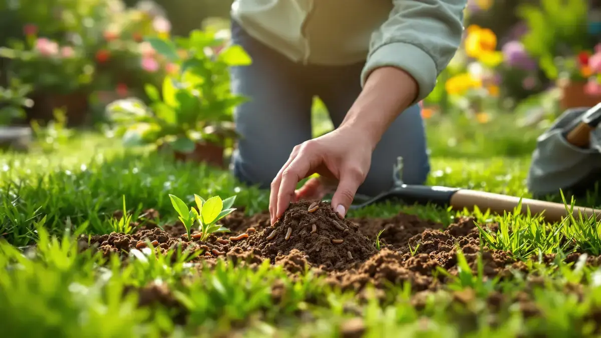 Als uw tuin goed bedekt is, wijst dat op een gezonde bodem